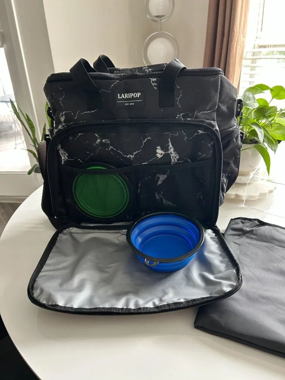 Dog Travel Bag — Marble Modern